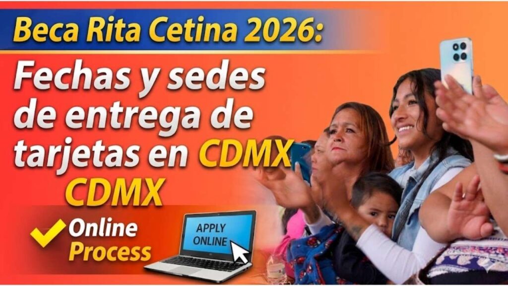 Beca Rita Cetina 2026: Fechas y sedes de entrega de tarjetas en CDMX