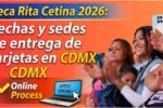 Beca Rita Cetina 2026: Fechas y sedes de entrega de tarjetas en CDMX