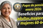 Pagos de pensión enero 2026: Beneficios para adultos mayores y mujeres 60-64