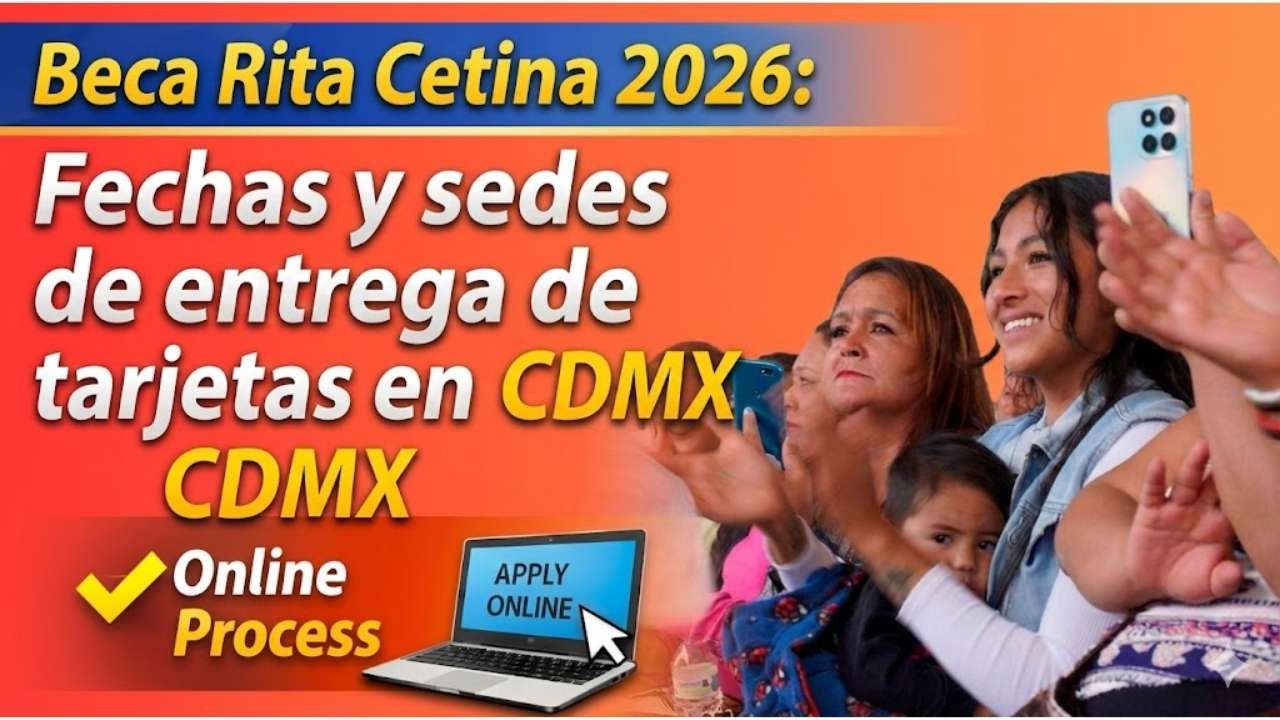 Beca Rita Cetina 2026: Fechas y sedes de entrega de tarjetas en CDMX